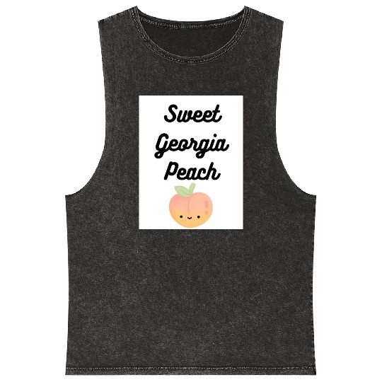 Sweet Georgia Peach Mineral Wash Tank Tops
