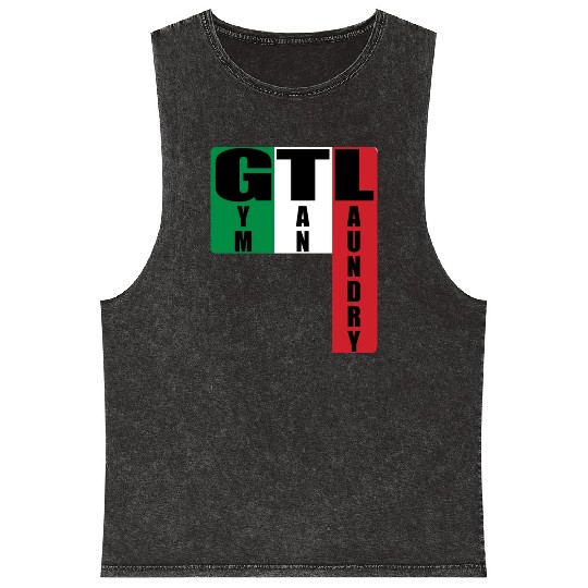 Gym Tan Laundry Mineral Wash Tank Tops