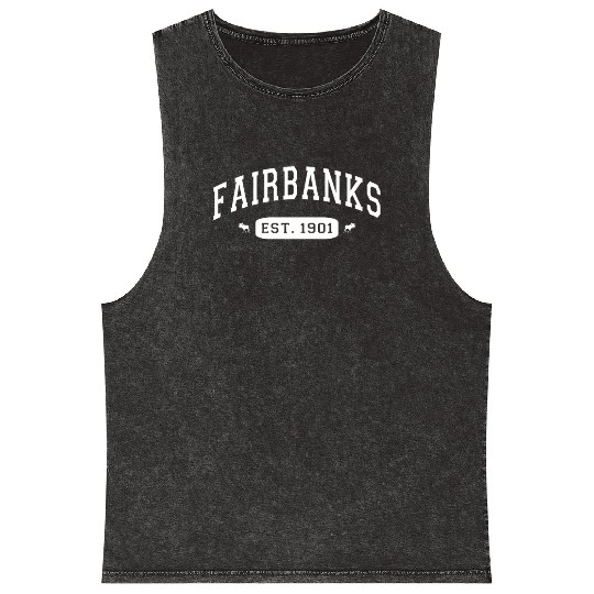 Alaska Gift USA Natur Bär Denali Grizzly Wald Mineral Wash Tank Tops