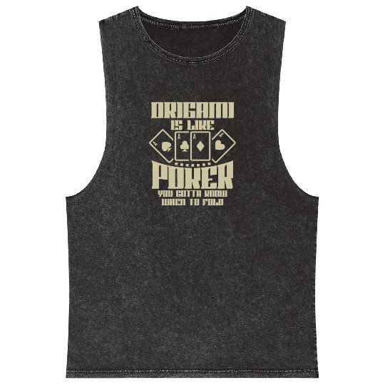 Poker Casino Poker Player Gambling Roulette Gift Mineral Wash Tank Tops