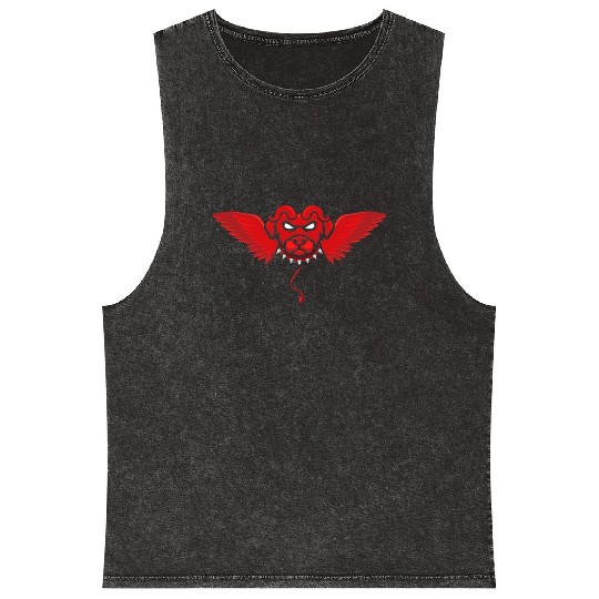 Devil dog Mineral Wash Tank Tops