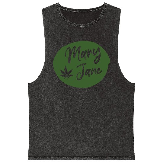 Mary Jane Drop Mineral Wash Tank Tops