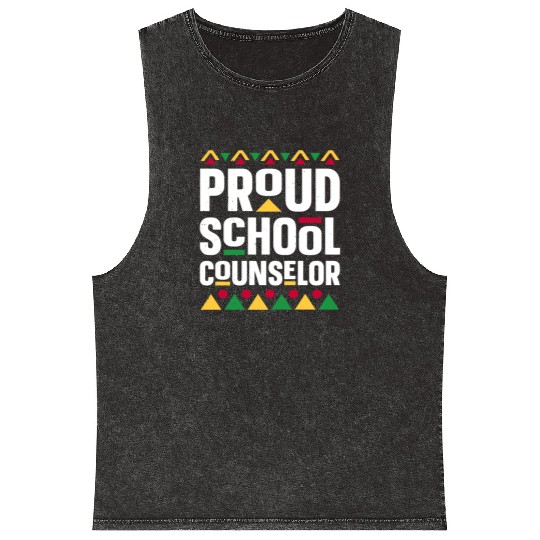 Proud School Counselor For School Counselors Mineral Wash Tank Tops