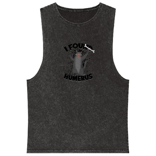 I found this humerus - cat Mineral Wash Tank Tops