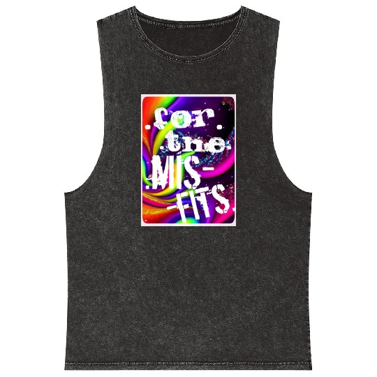 For the Misfits-2 Mineral Wash Tank Tops