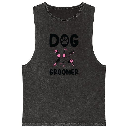 Dog Groomer Canine Grooming Hygiene Mineral Wash Tank Tops