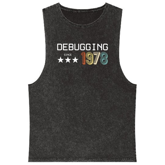 Debugging Since 1978 Mineral Wash Tank Tops