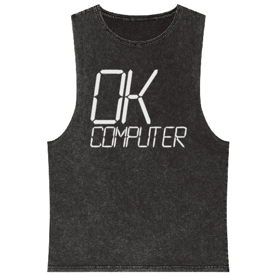 ok computer Mineral Wash Tank Tops