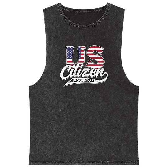 US Immigrant Indigenous USA Immigrants america Mineral Wash Tank Tops