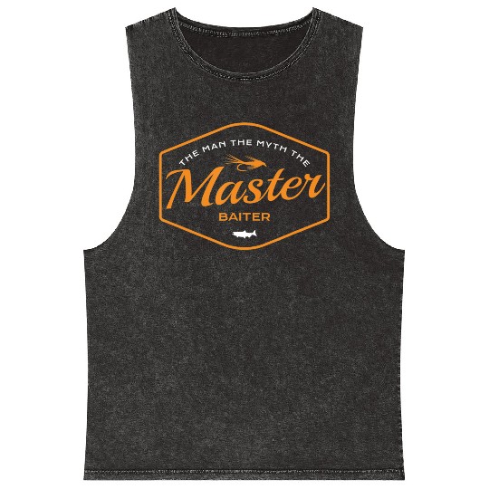 Fishing - Master Baiter Mineral Wash Tank Tops