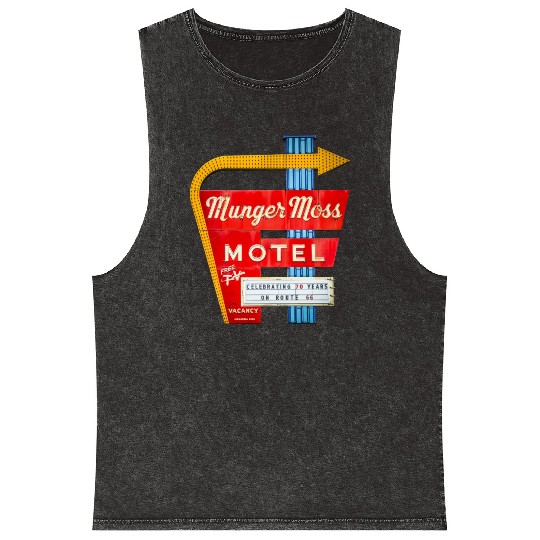 Munger Moss Motel Sign Route 66 Lebanon MO Mineral Wash Tank Tops