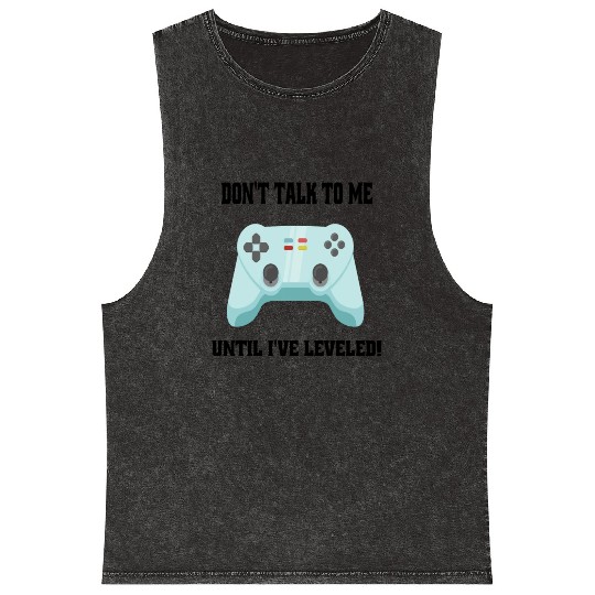 Video game fanatic Mineral Wash Tank Tops