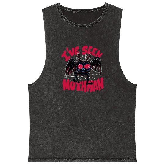 I have seen mothman I have seen mothman inspiratio Mineral Wash Tank Tops