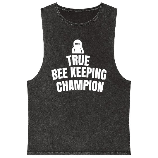 True bee keeping champion Mineral Wash Tank Tops