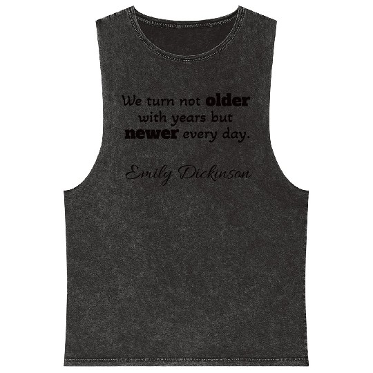 Emily Dickinson quotes Mineral Wash Tank Tops
