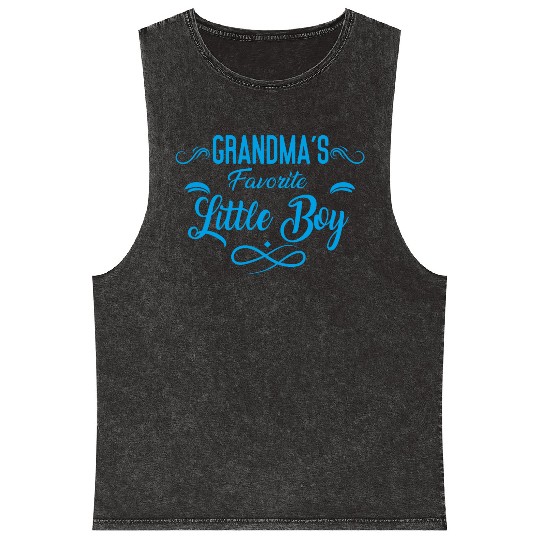 Grandm's Favorite Little boy Mineral Wash Tank Tops