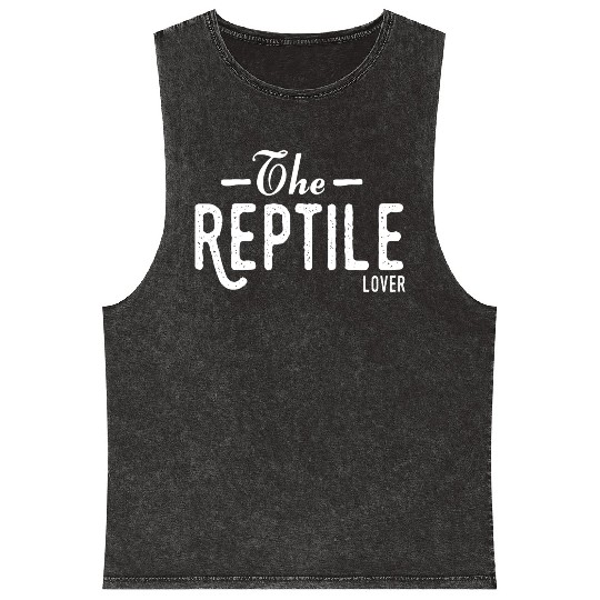 The Reptile Lover Mineral Wash Tank Tops