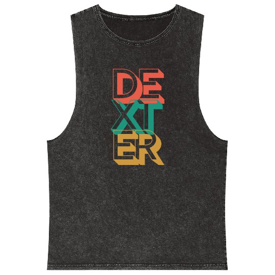 Retro Dexter Mineral Wash Tank Tops