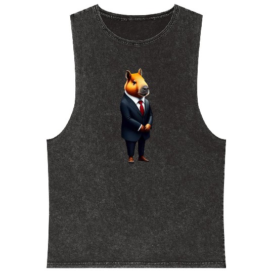 squirrel Mineral Wash Tank Tops
