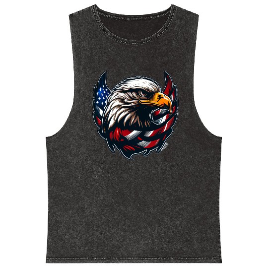 American Pride Mineral Wash Tank Tops
