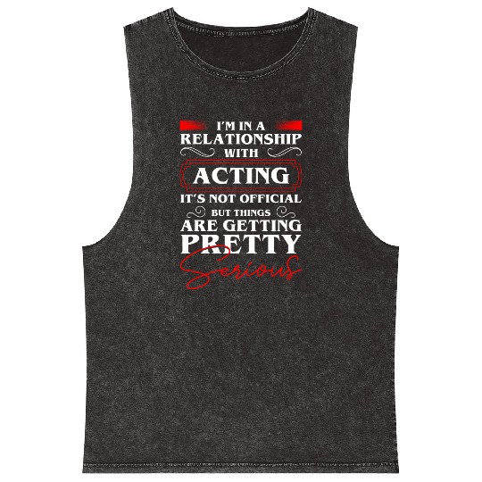 Actor Rehearsal Make-Up Drama Club Mineral Wash Tank Tops