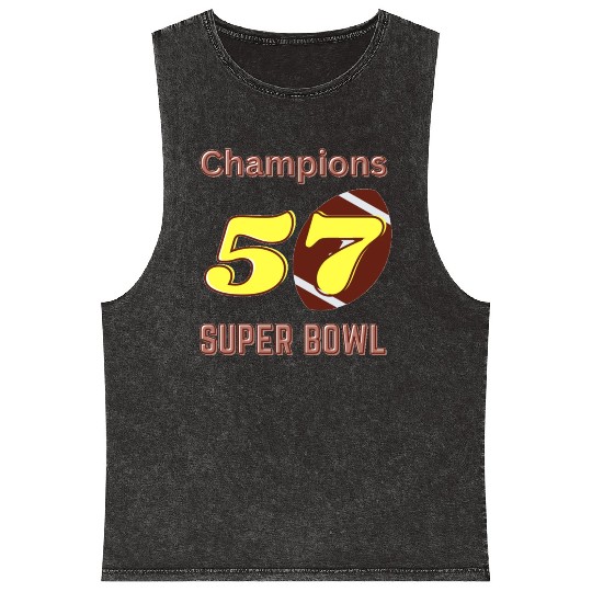 Super Bowl 57 champions Classic Mineral Wash Tank Tops