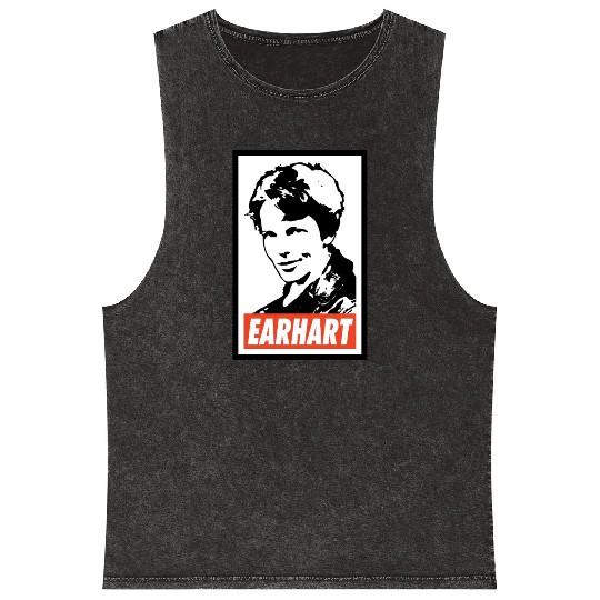 Amelia Earhart Mineral Wash Tank Tops