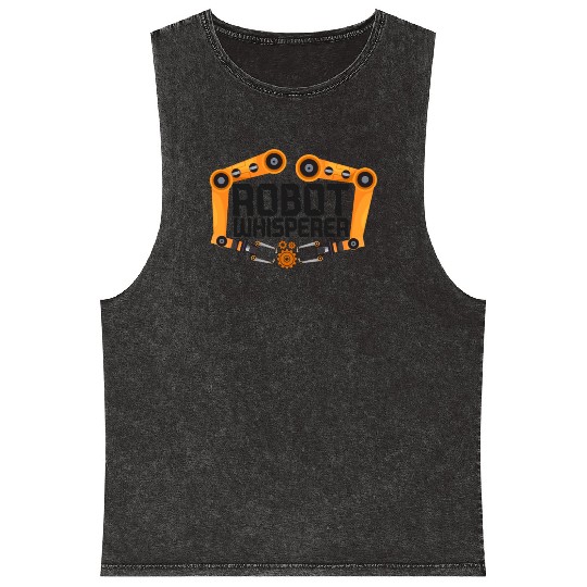 Robot Robotics Engineer Robot Mineral Wash Tank Tops