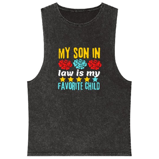 my son in law Mineral Wash Tank Tops