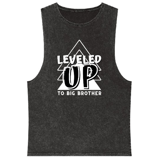 Level Up to big brother Mineral Wash Tank Tops