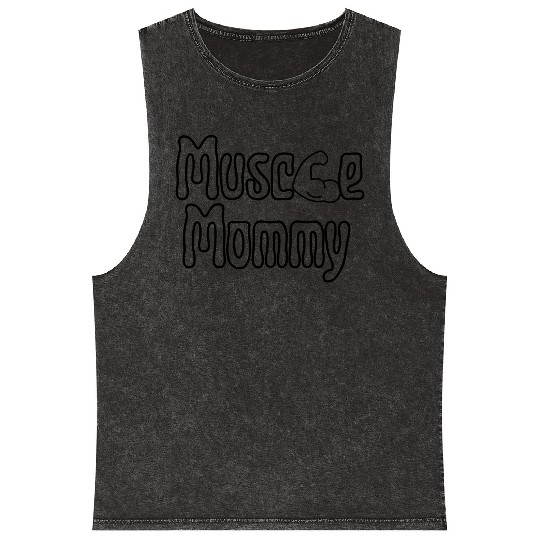 Muscle Mommy Pump Cover Mineral Wash Tank Tops
