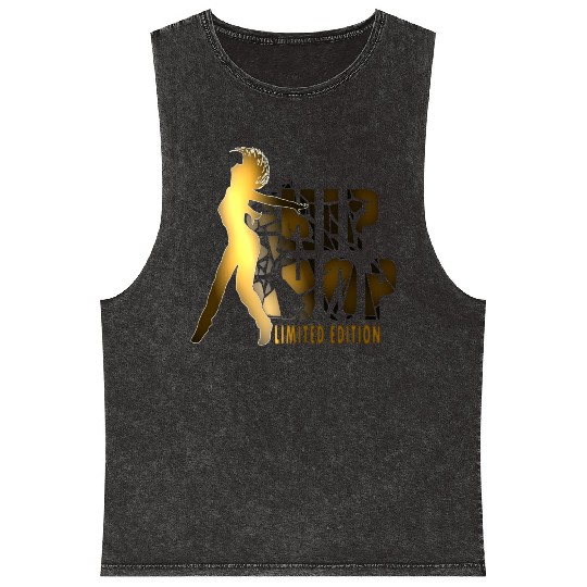 Beat hip hop bboy Mineral Wash Tank Tops