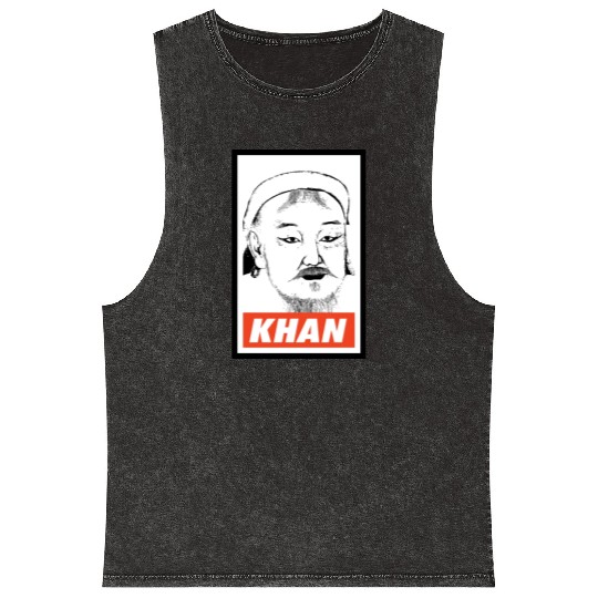 Genghis Khan Mineral Wash Tank Tops