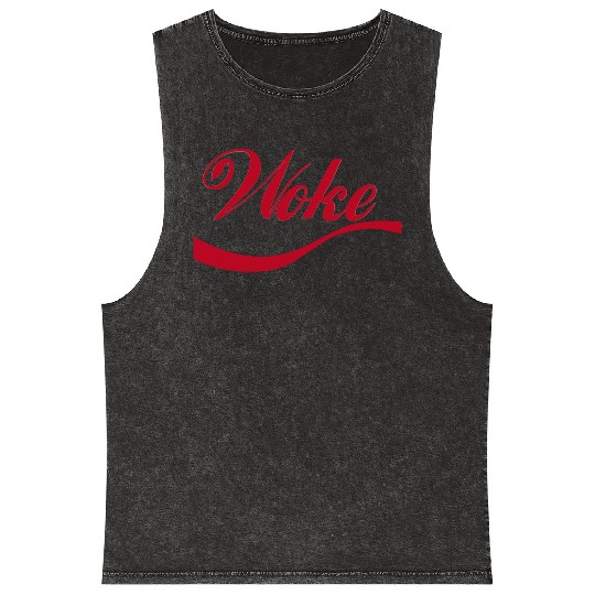 Stay Woke Mineral Wash Tank Tops
