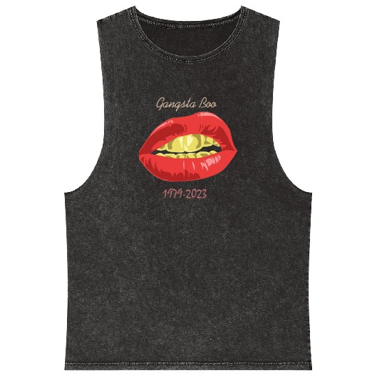 rip gangsta boo Mineral Wash Tank Tops
