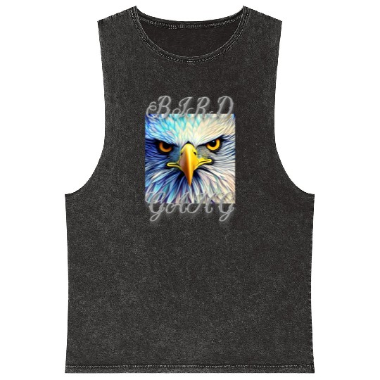 BIRD GANG Mineral Wash Tank Tops