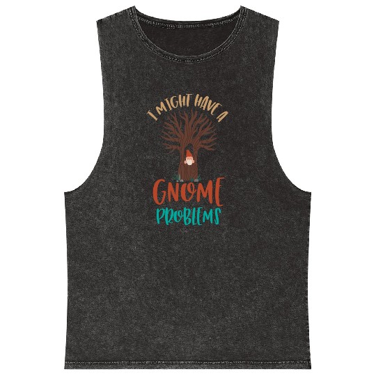Gnomes - Gnome Collecting - Gnome Collector Mineral Wash Tank Tops