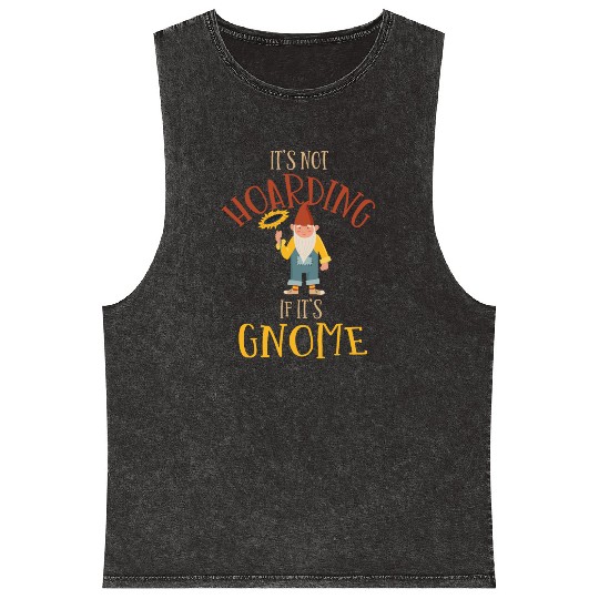 Gnomes - Gnome Collecting - Gnome Collector Mineral Wash Tank Tops