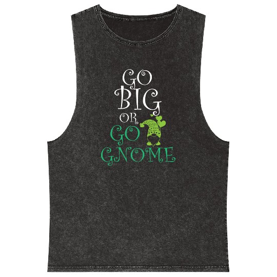 Gnomes - Gnome Collecting - Gnome Collector Mineral Wash Tank Tops