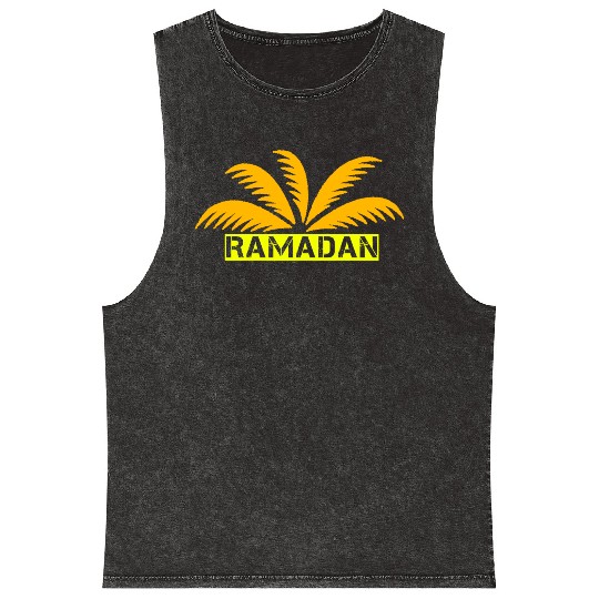 Ramadan Begins Mineral Wash Tank Tops