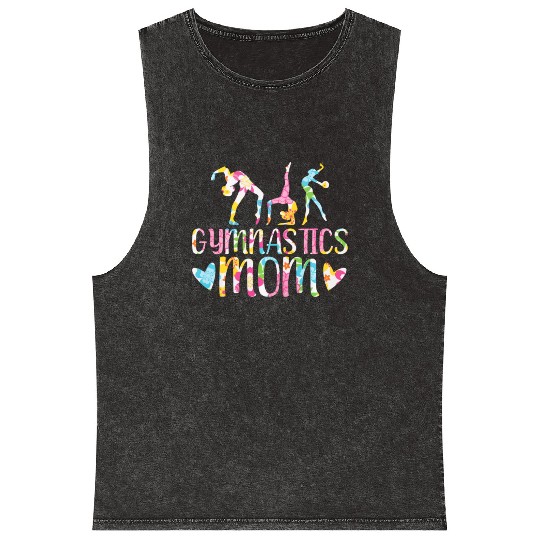 Gymnastics Mom Gymnast I Love Gymnastics Mineral Wash Tank Tops