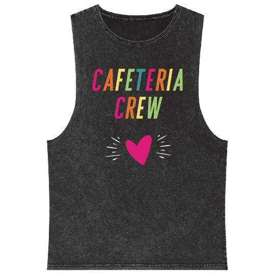 Cafeteria Crew, Lunch Lady Crew Mineral Wash Tank Tops