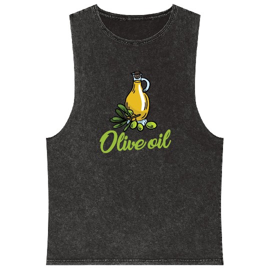 Olive Oil Mineral Wash Tank Tops
