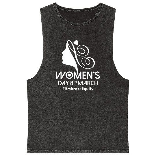 International Women's Day 8 March IWD Embrace Mineral Wash Tank Tops