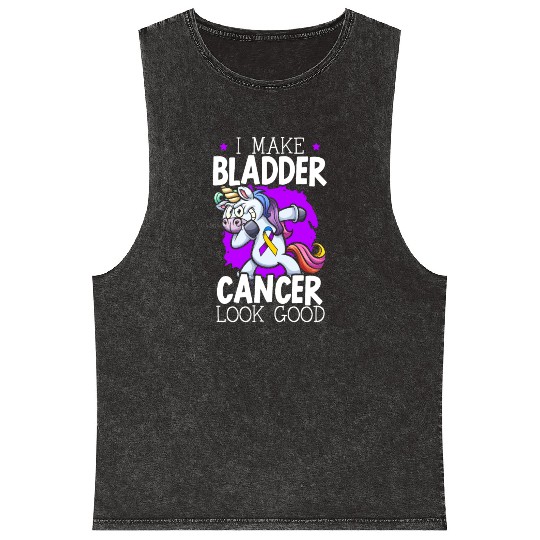 Bladder Cancer Warrior Bladder Cancer Awareness Mineral Wash Tank Tops