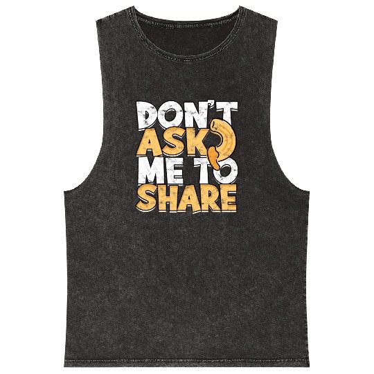 Mac N' Cheese Taster Pasta Food Macaroni Mineral Wash Tank Tops