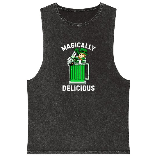 Magically Delicious idea St Patricks Day Drinking Mineral Wash Tank Tops