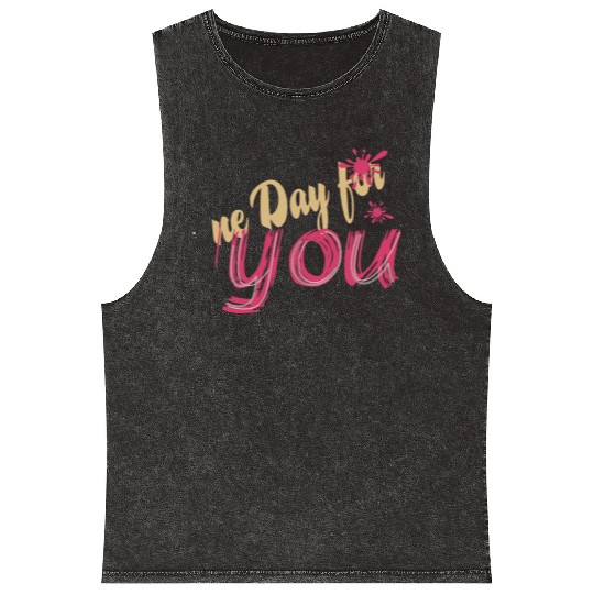 A new day for you Mineral Wash Tank Tops