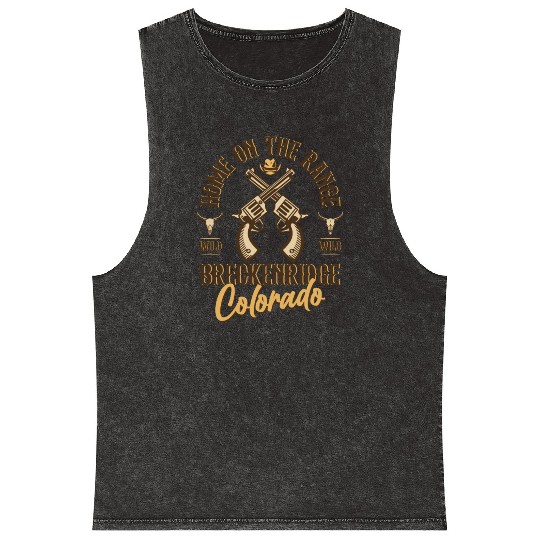 Breckenridge Colorado wild west town Mineral Wash Tank Tops