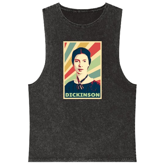 Emily Dickinson Vintage Colors Mineral Wash Tank Tops